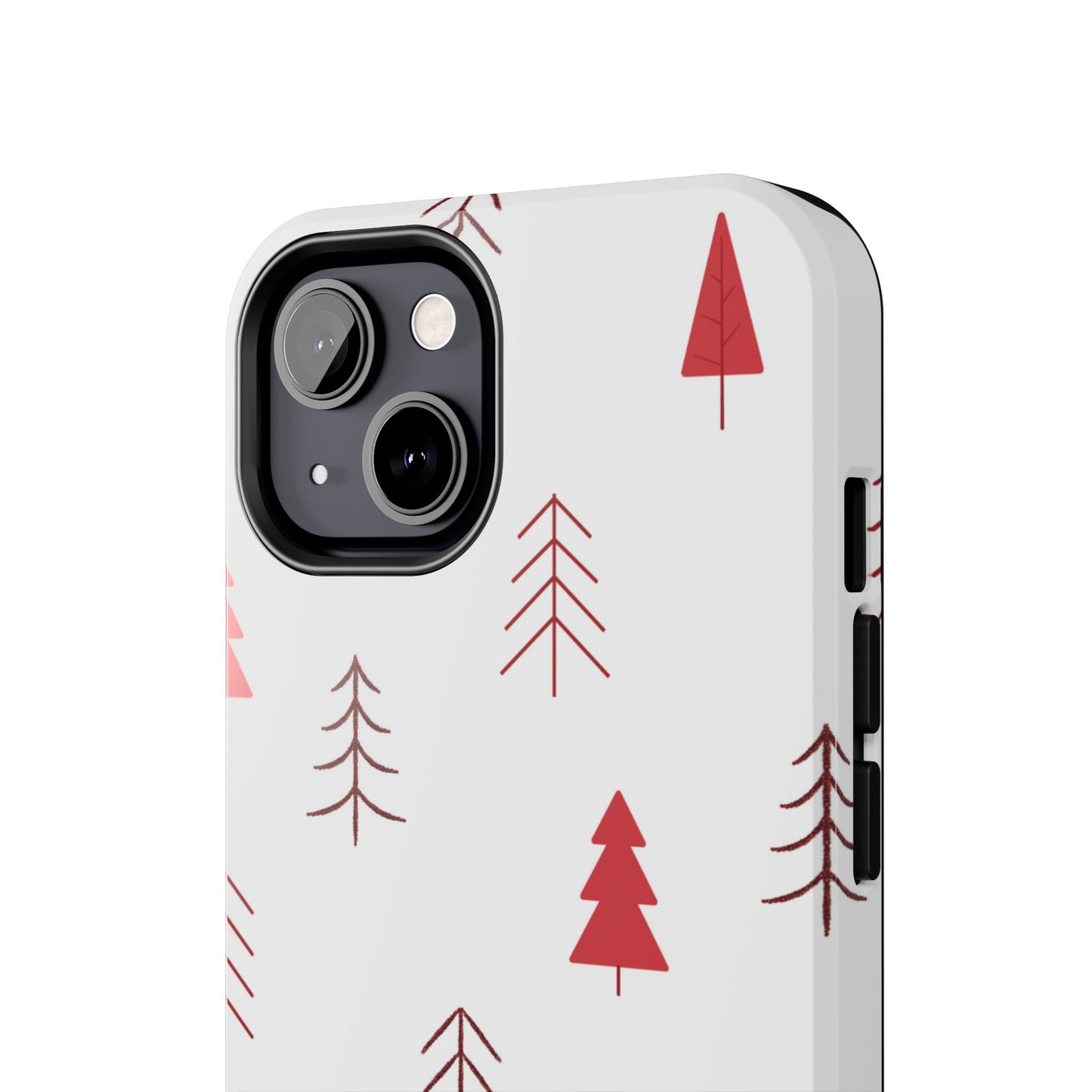 Scandi Red Pine Trees - iPhone Series Case