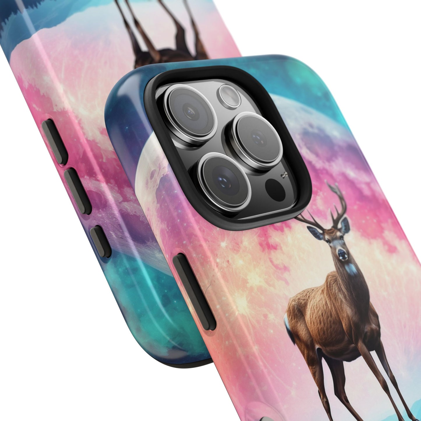 Stag in Moonlit Glow iPhone Case