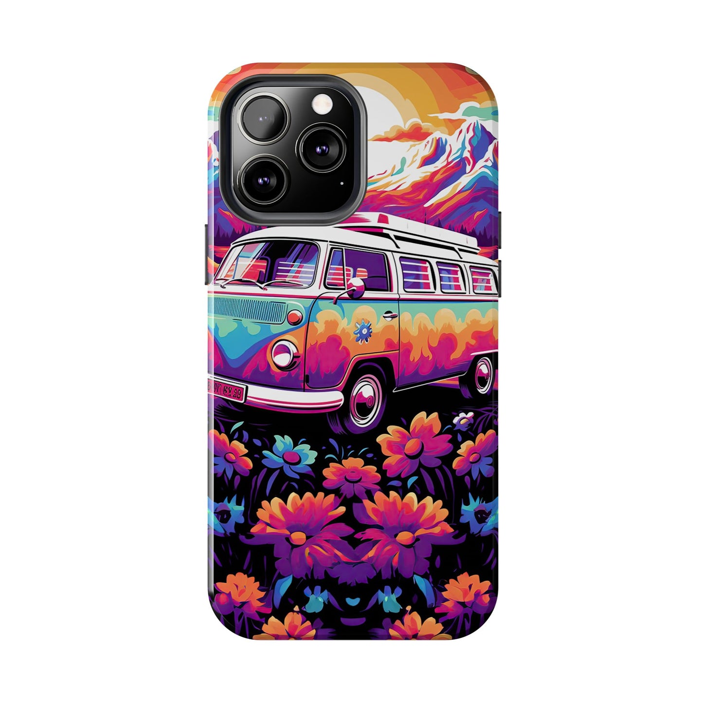 Groovy Floral Sunset Van – iPhone Series Case