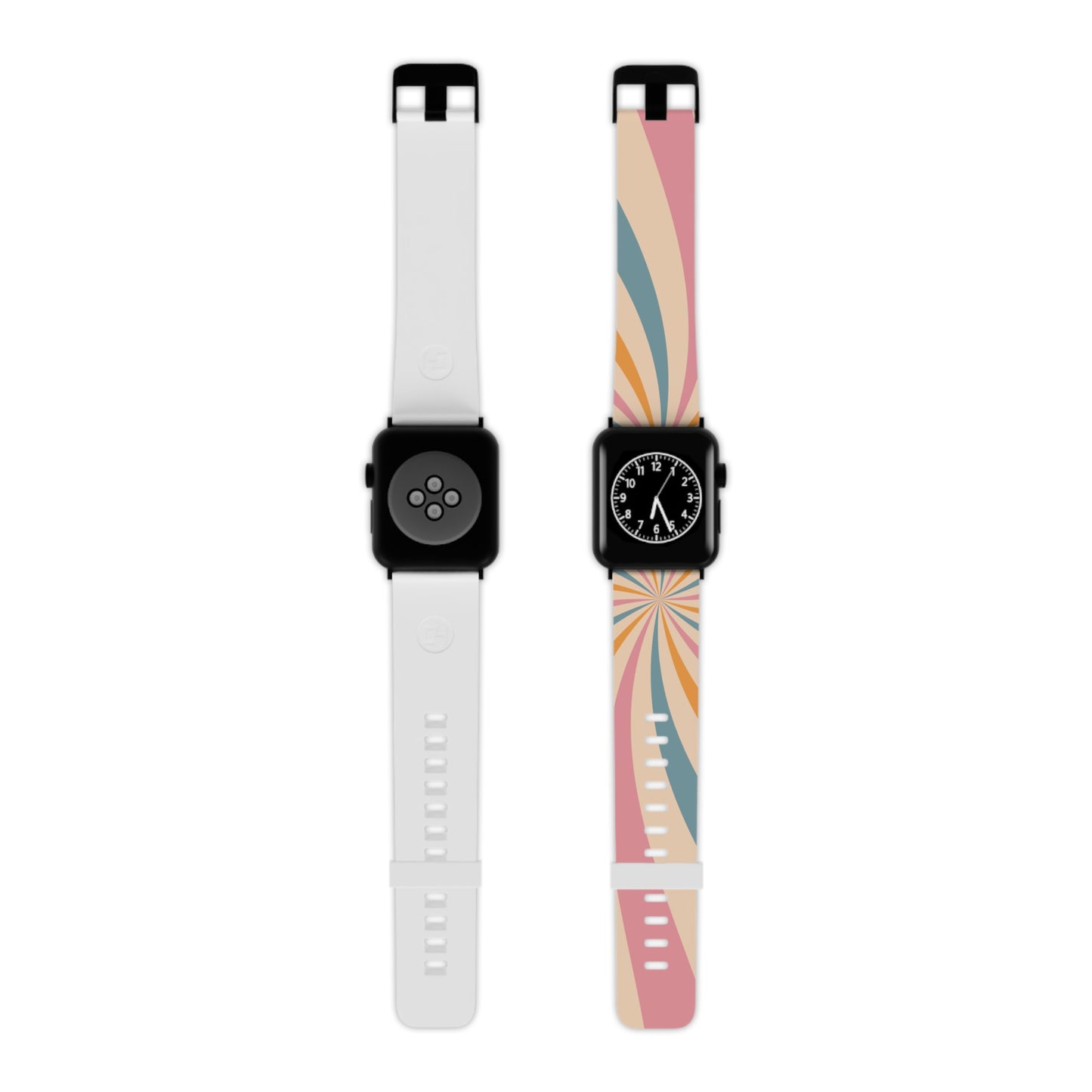 Retro Swirl Pattern Apple Band