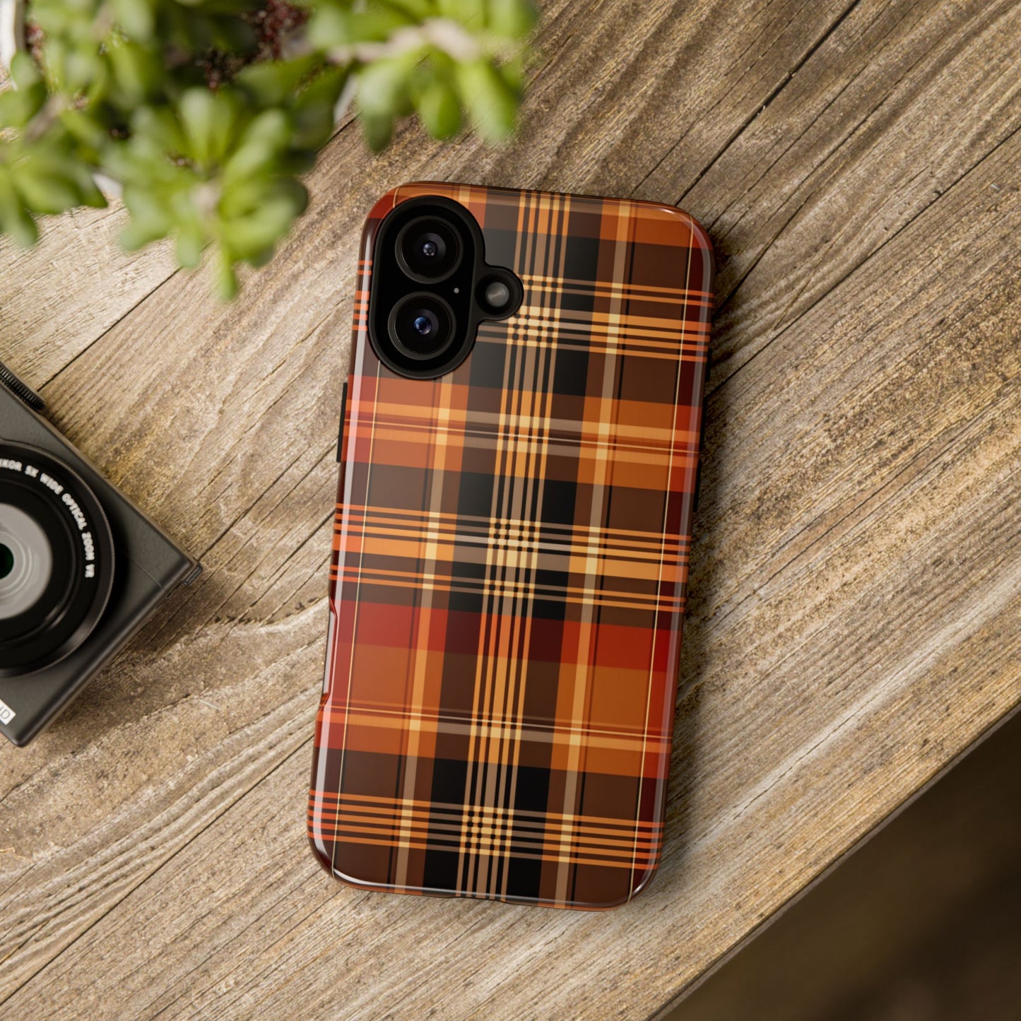 Vintage Charm Plaid Phone Case - Stylish Protection!