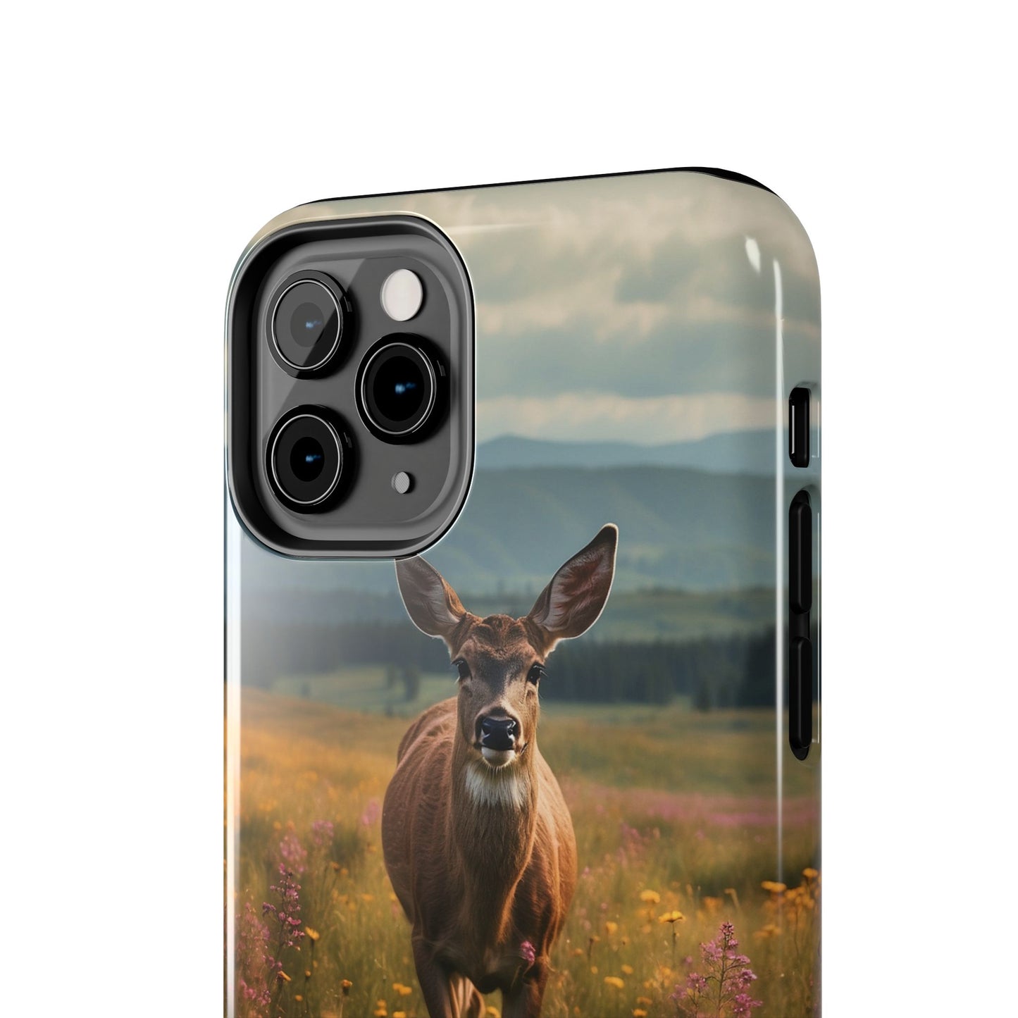Rustic Meadow Deer – iPhone Case