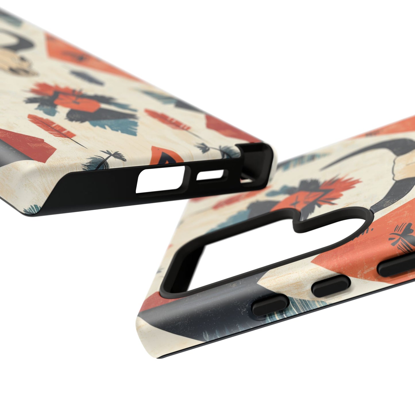 Southwestern Boho Skull Tough Samsung Galaxy Case – Durable Matte Finish, Dual-Layer Protection