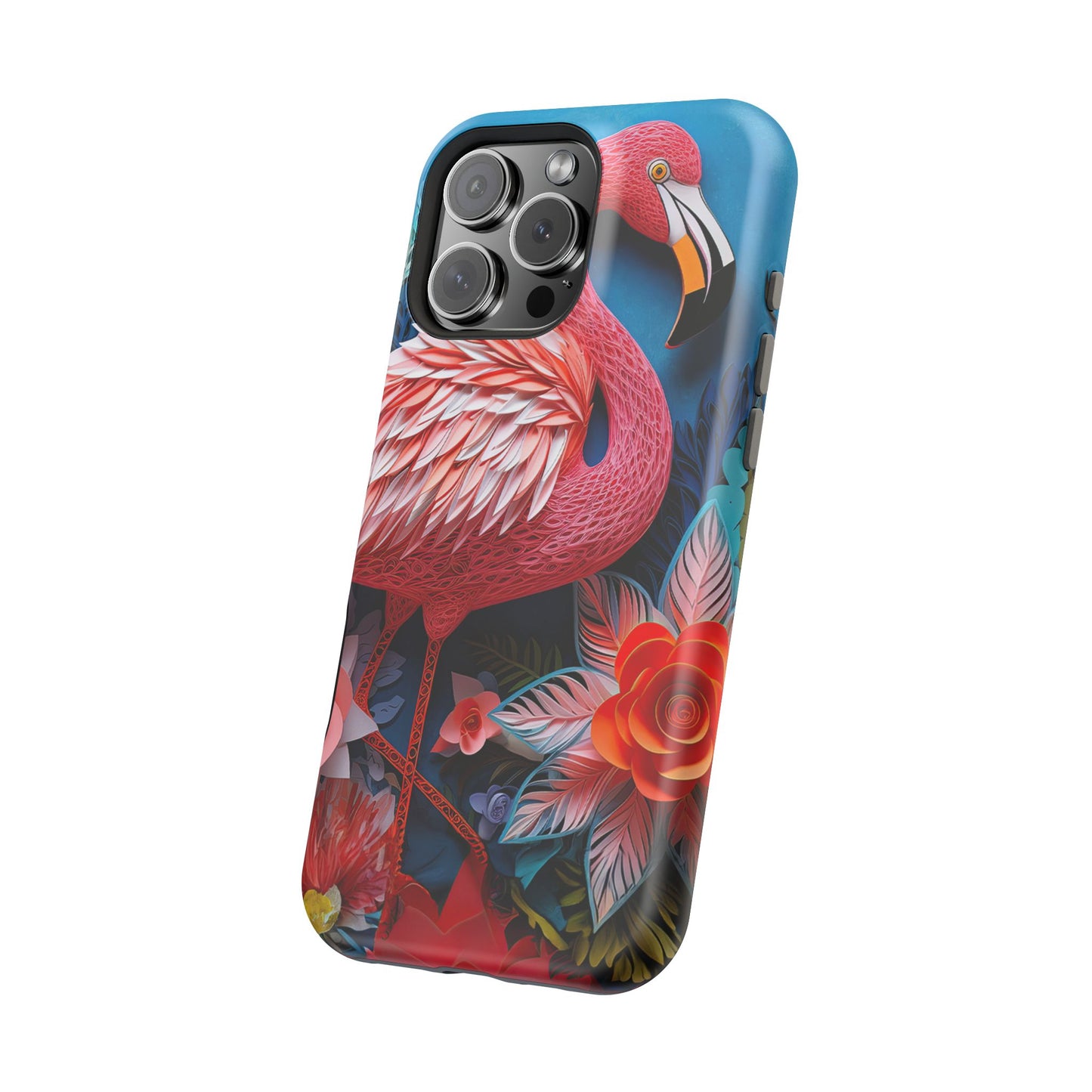 Flamingo Dreams – Bold Tropical MagSafe iPhone Case