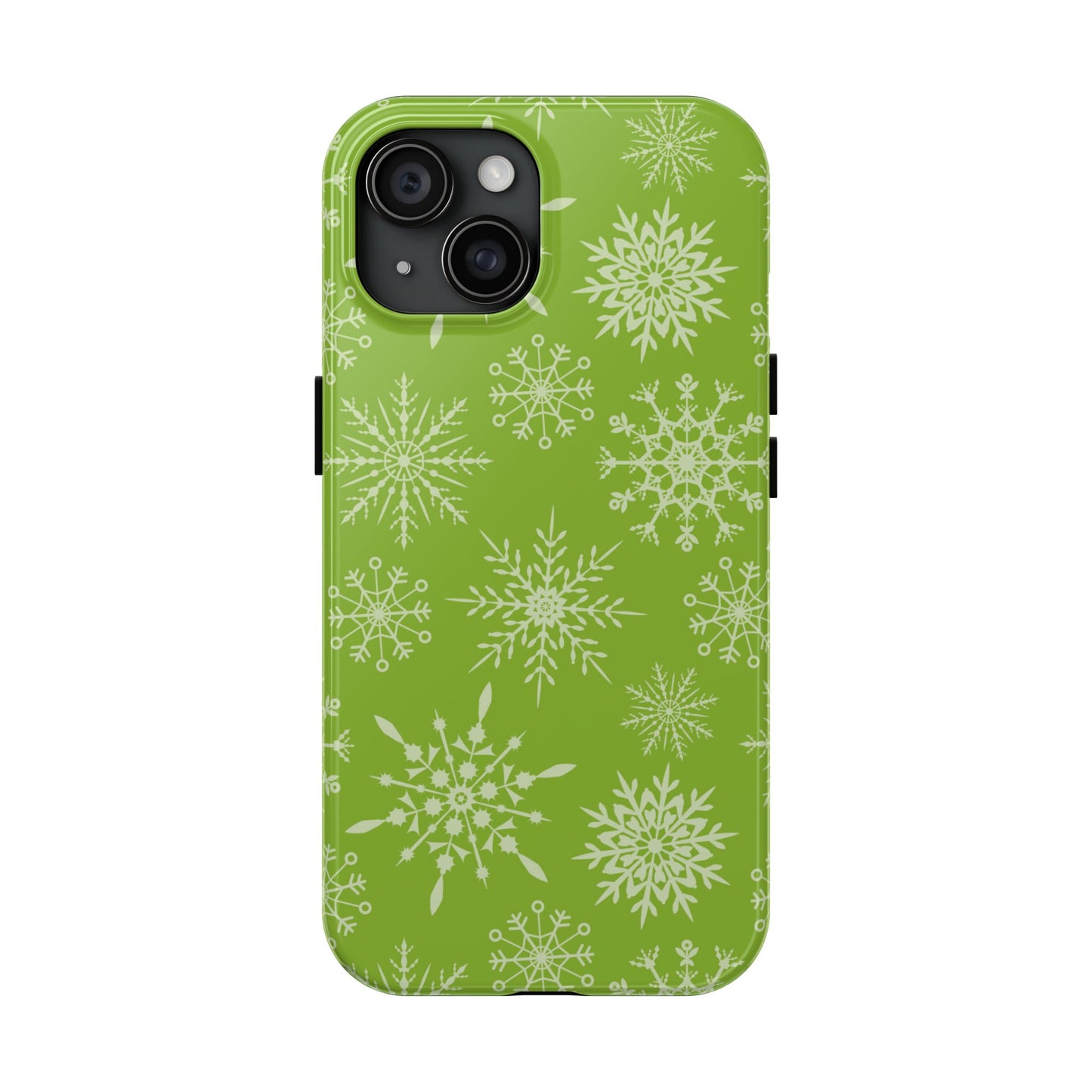 Green Snowflake Pattern – iPhone Series Case