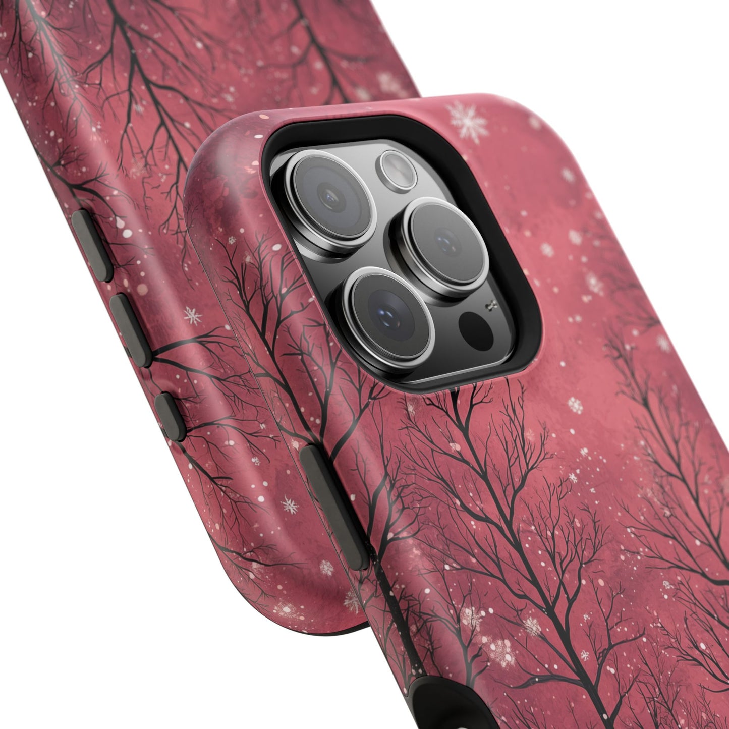 Pink Winter Twilight Forest - MagSafe iPhone Series Case