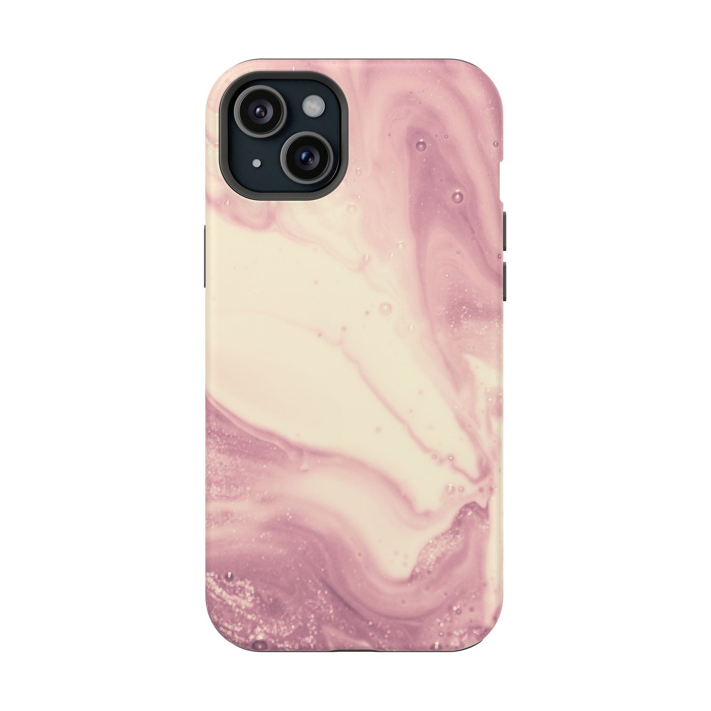 Blush Marble Glow – MagSafe Case with Pink & Rose Gold Marble Design - BOGO Cases