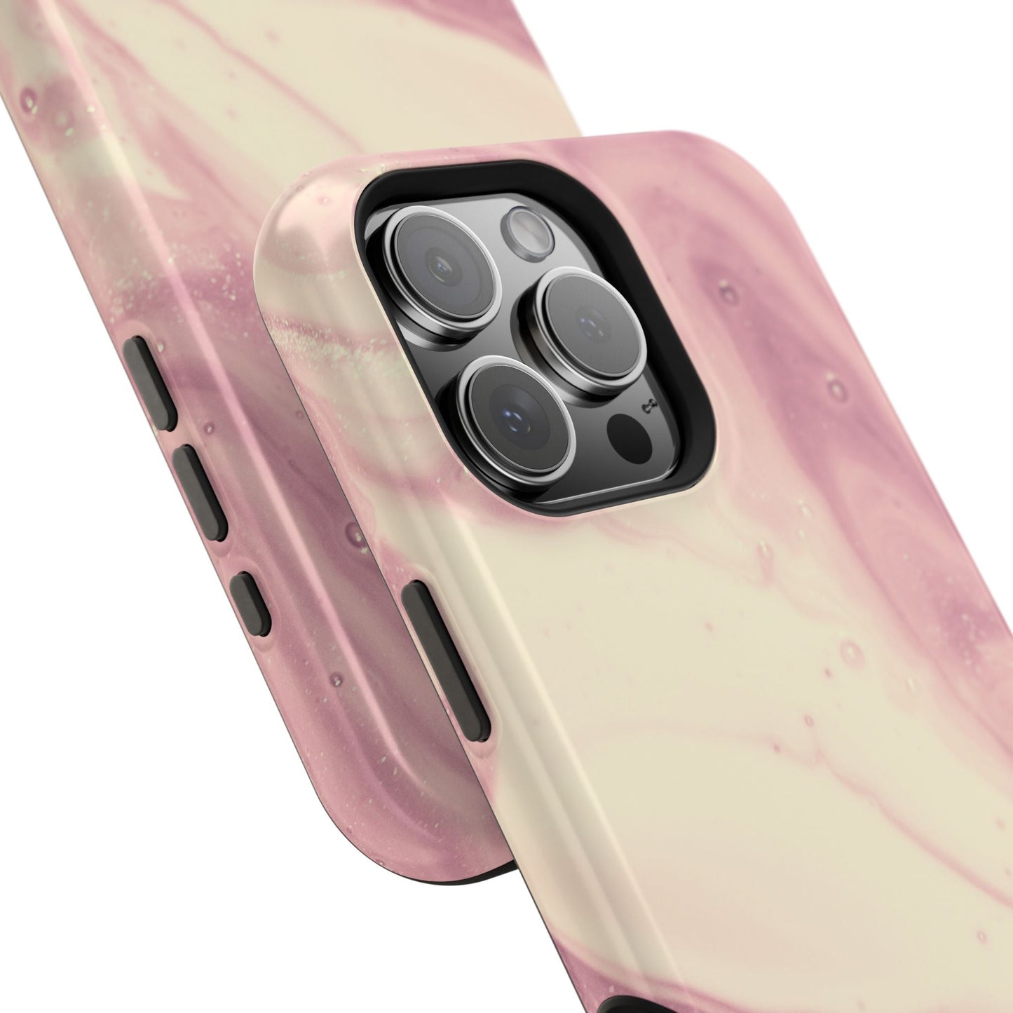 Blush Marble Glow – MagSafe Case with Pink & Rose Gold Marble Design - BOGO Cases