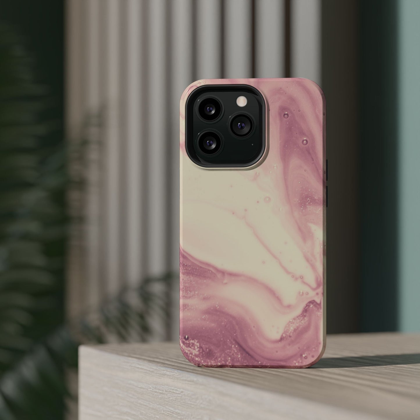 Blush Marble Glow – MagSafe Case with Pink & Rose Gold Marble Design - BOGO Cases