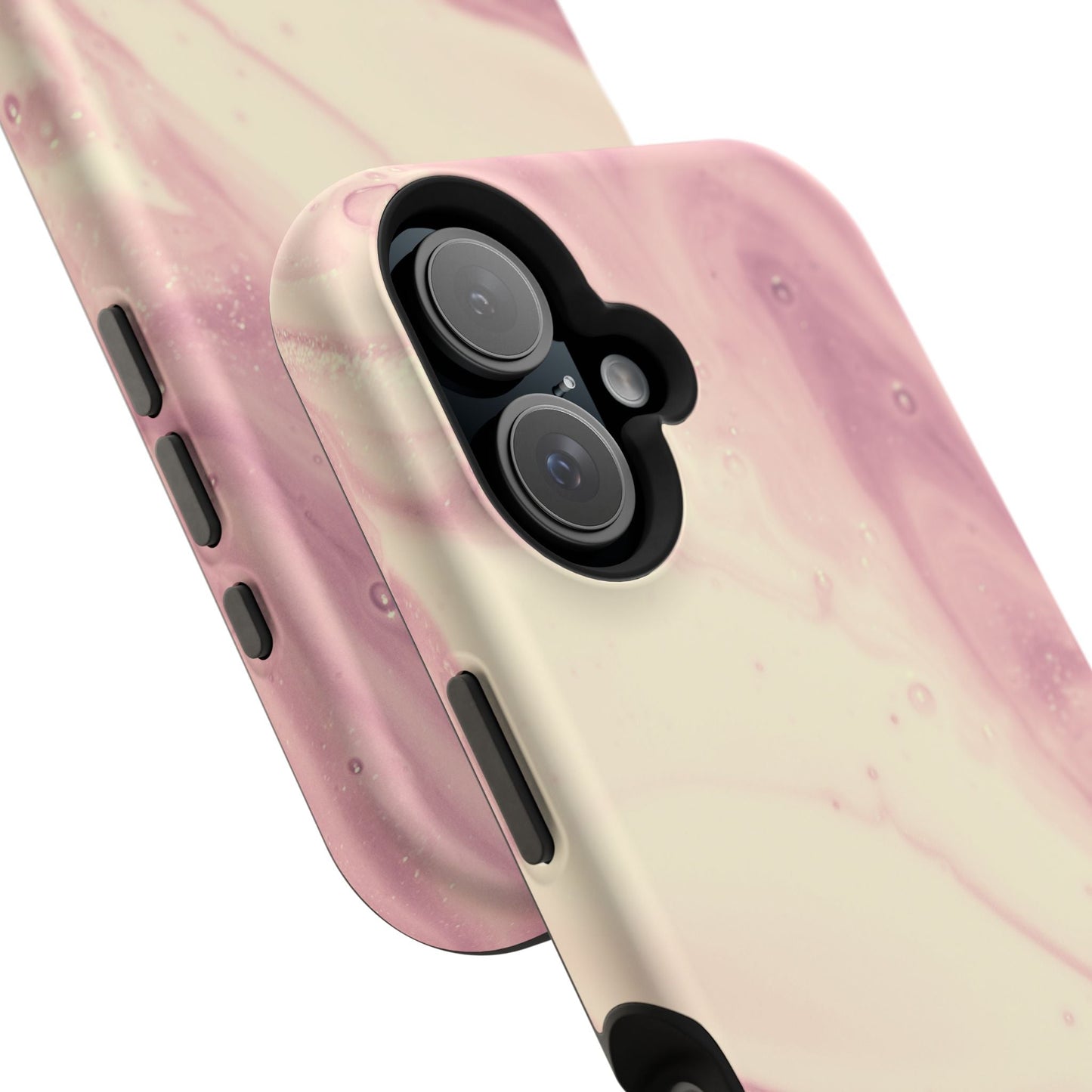 Blush Marble Glow – MagSafe Case with Pink & Rose Gold Marble Design - BOGO Cases