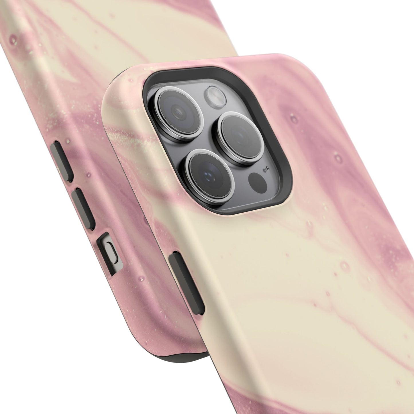 Blush Marble Glow – MagSafe Case with Pink & Rose Gold Marble Design - BOGO Cases