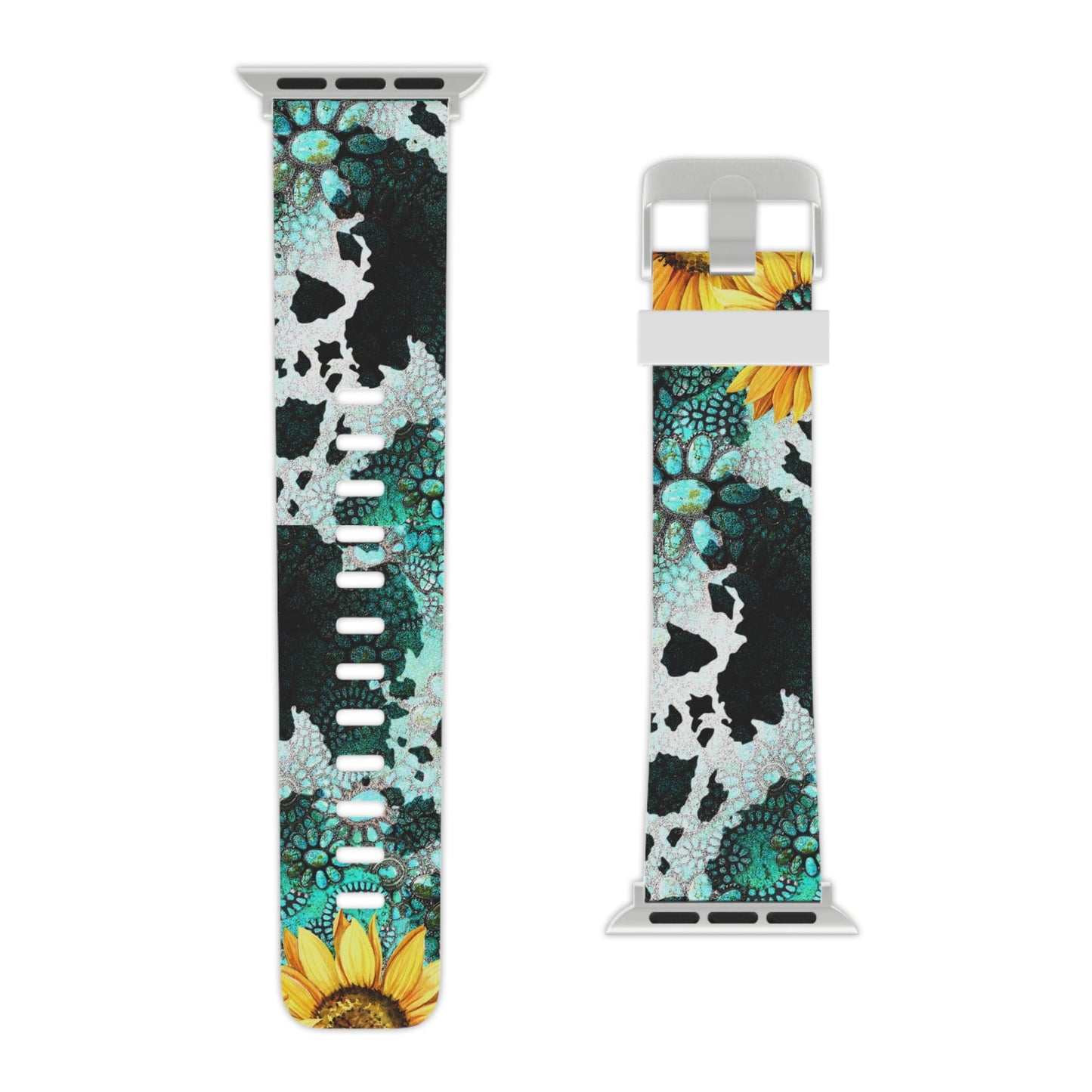 Boho Turquoise Sunflower Lace  Apple Watch Band - BOGO Cases