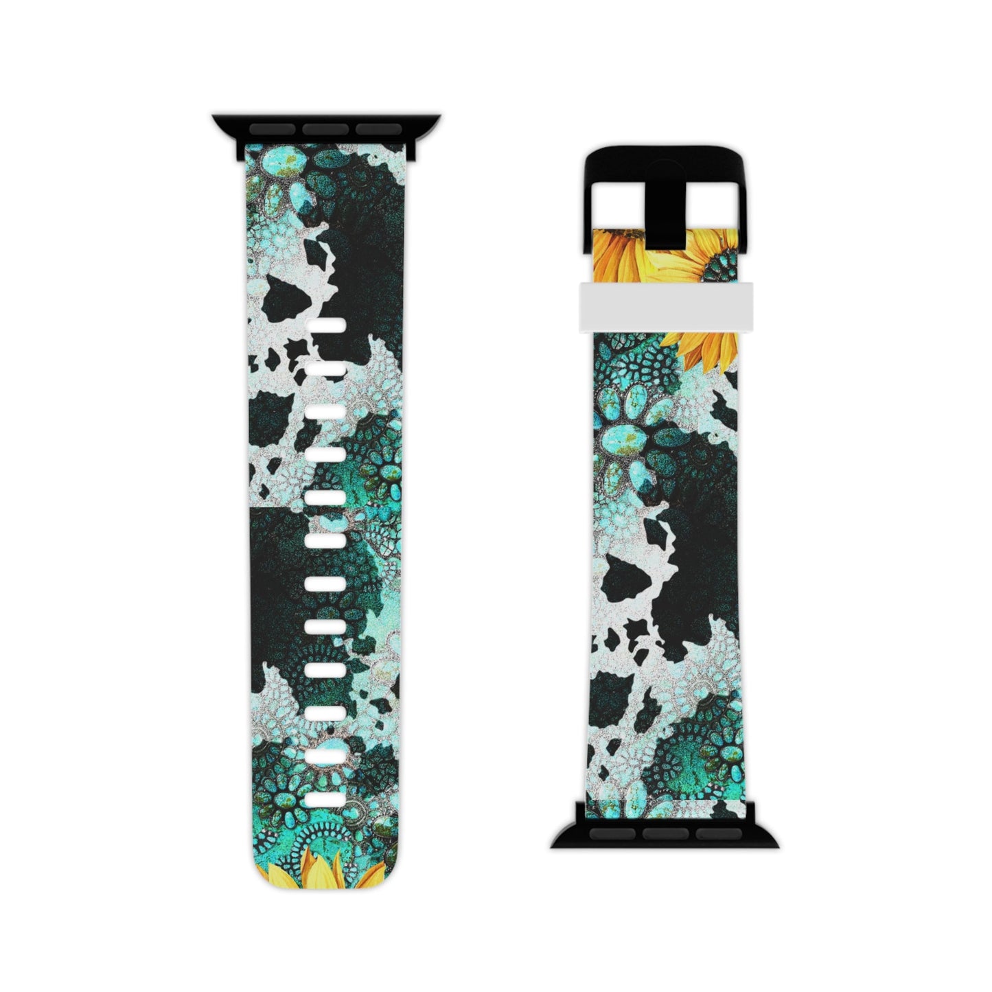 Boho Turquoise Sunflower Lace  Apple Watch Band - BOGO Cases