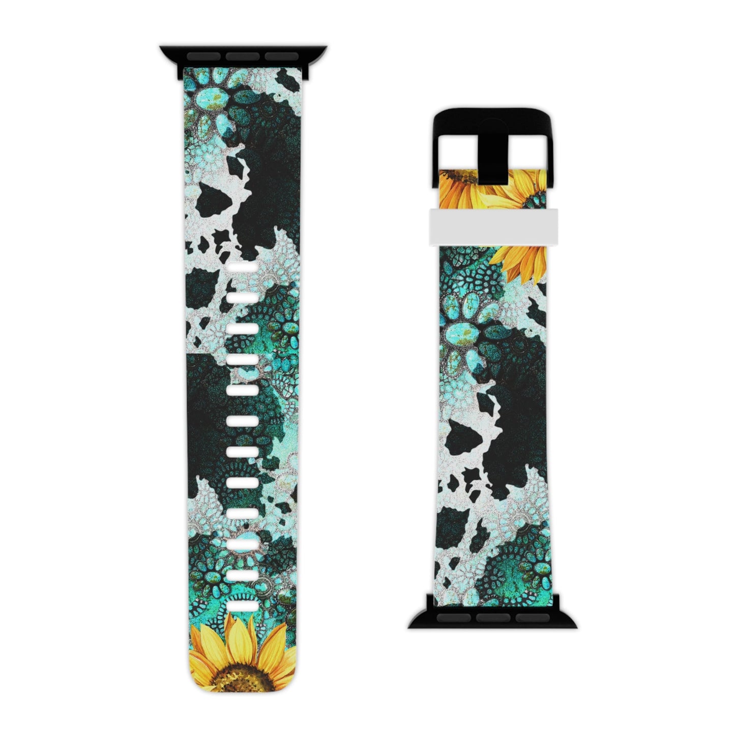 Boho Turquoise Sunflower Lace  Apple Watch Band - BOGO Cases