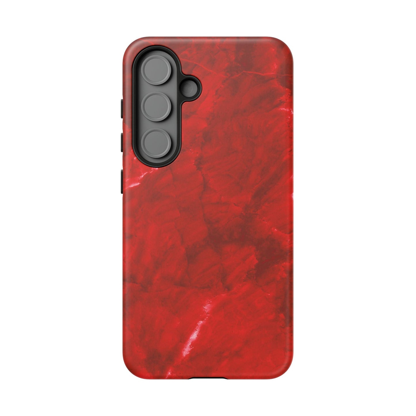 Bold Red Marble Samsung Galaxy Case – Luxe Modern Design with Vibrant Finish - BOGO Cases