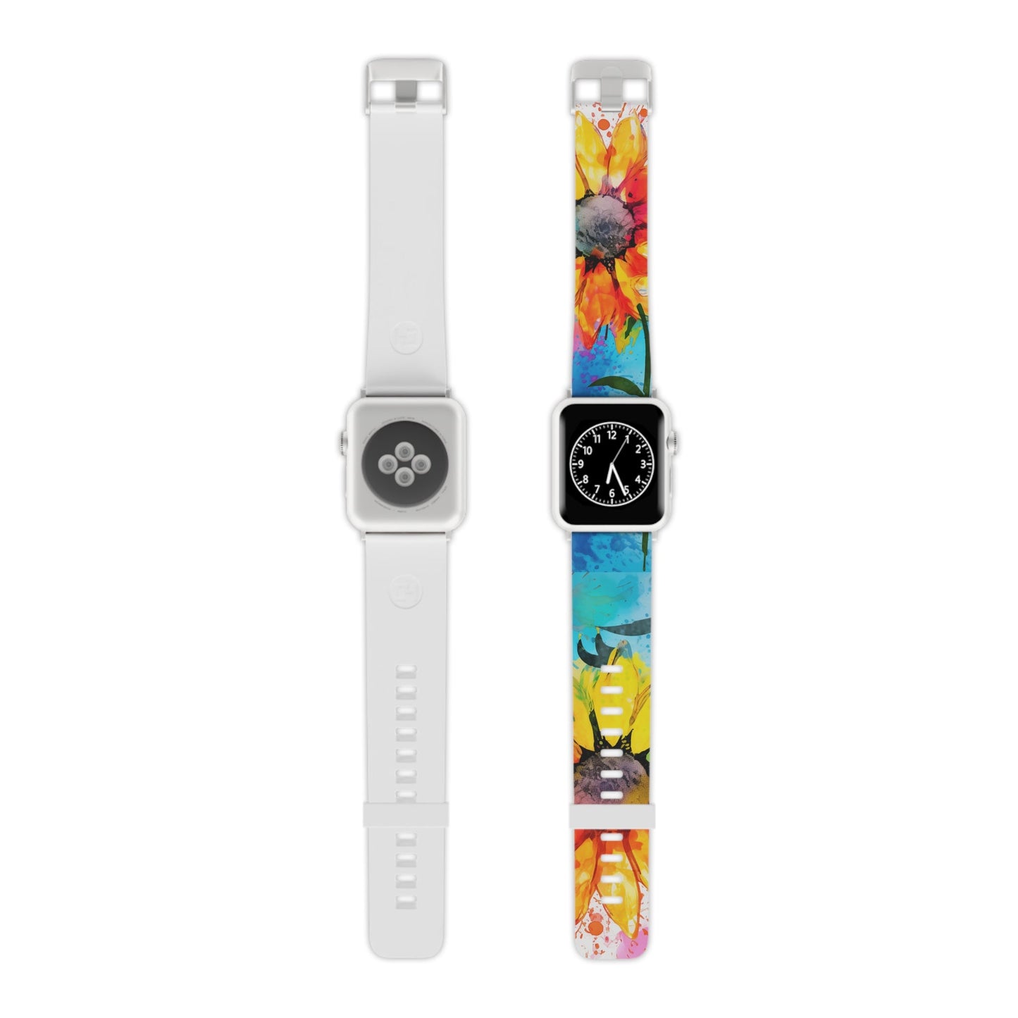 Bold Watercolor Sunflowers Apple Watch Band - BOGO Cases
