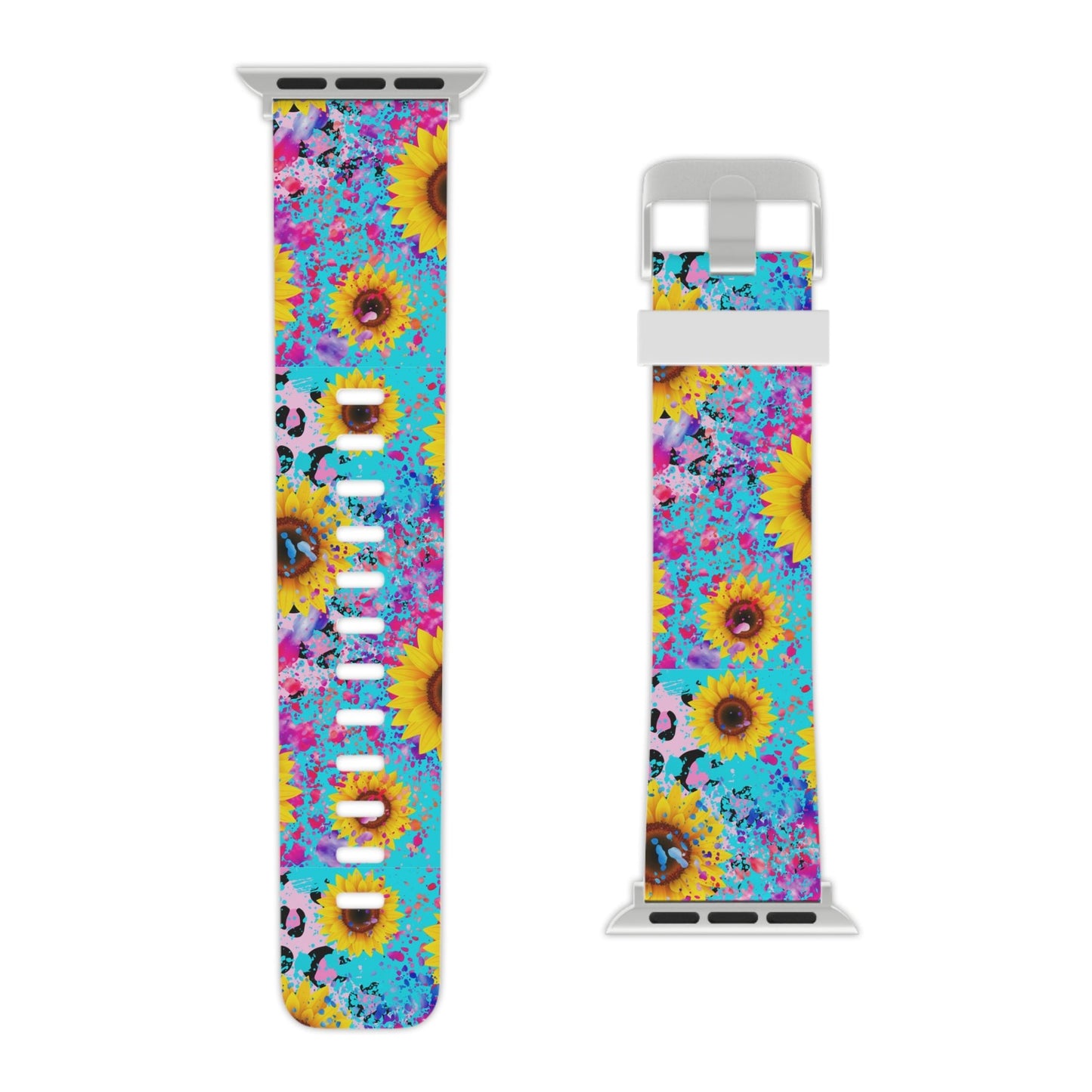 Bright Sunflower Pop Art Apple Watch Band - BOGO Cases