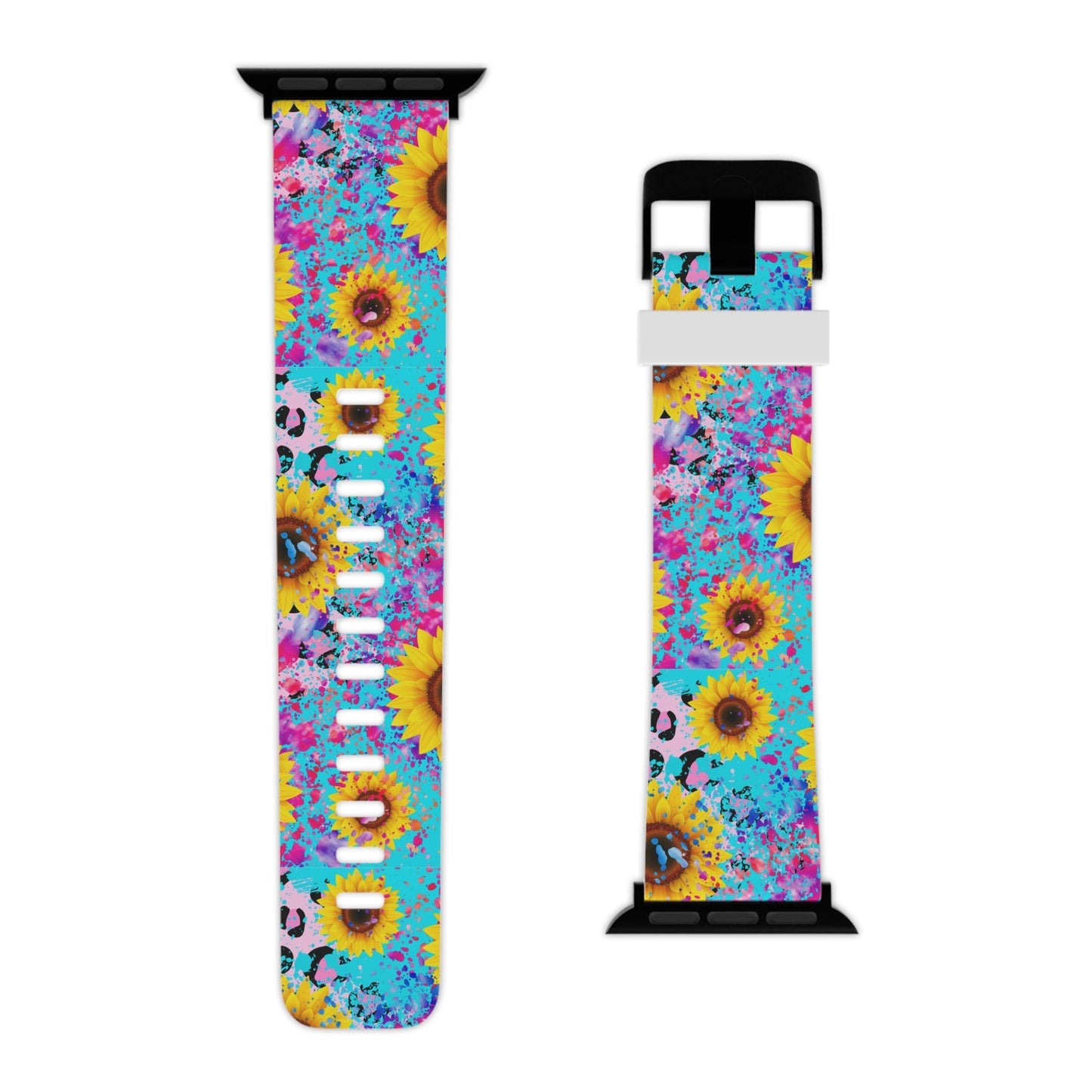 Bright Sunflower Pop Art Apple Watch Band - BOGO Cases