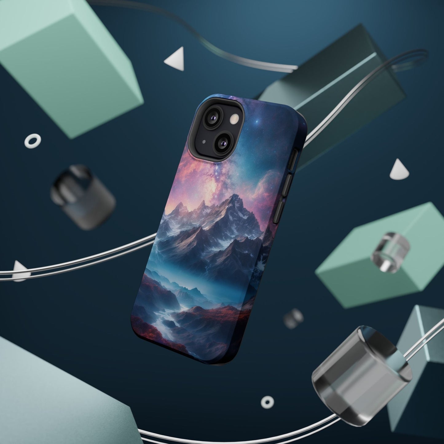 Celestial Mountain Galaxy - MagSafe iPhone Case - BOGO Cases