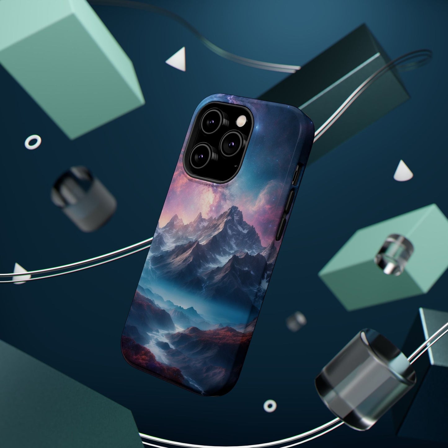 Celestial Mountain Galaxy - MagSafe iPhone Case - BOGO Cases