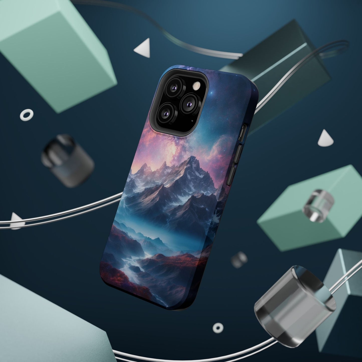 Celestial Mountain Galaxy - MagSafe iPhone Case - BOGO Cases