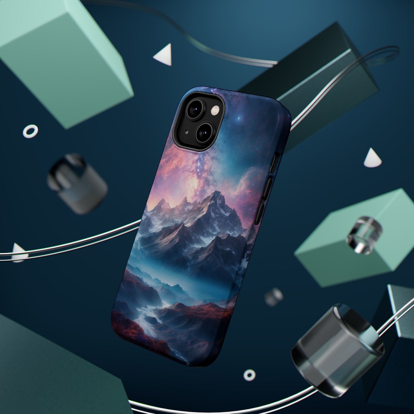 Celestial Mountain Galaxy - MagSafe iPhone Case - BOGO Cases