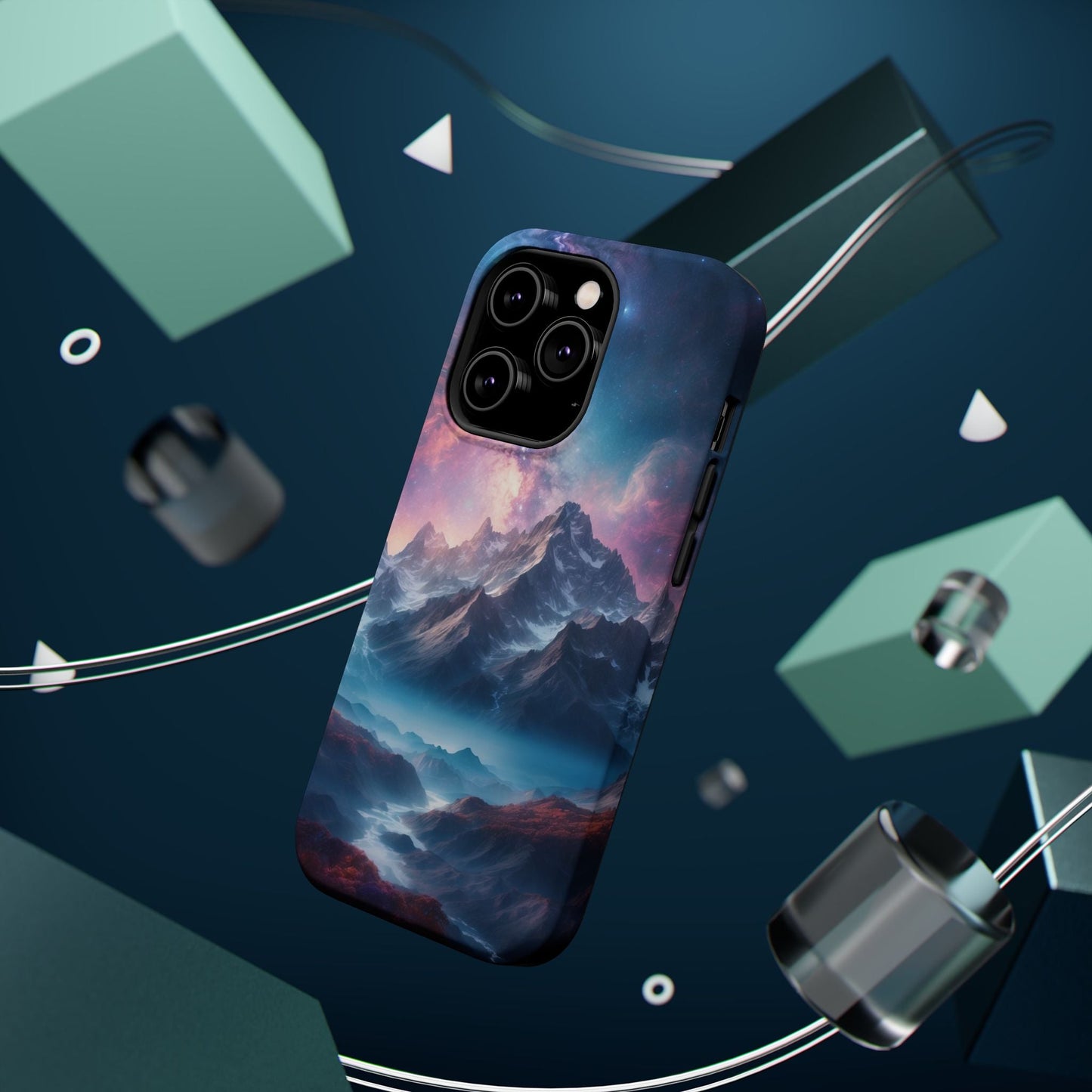 Celestial Mountain Galaxy - MagSafe iPhone Case - BOGO Cases