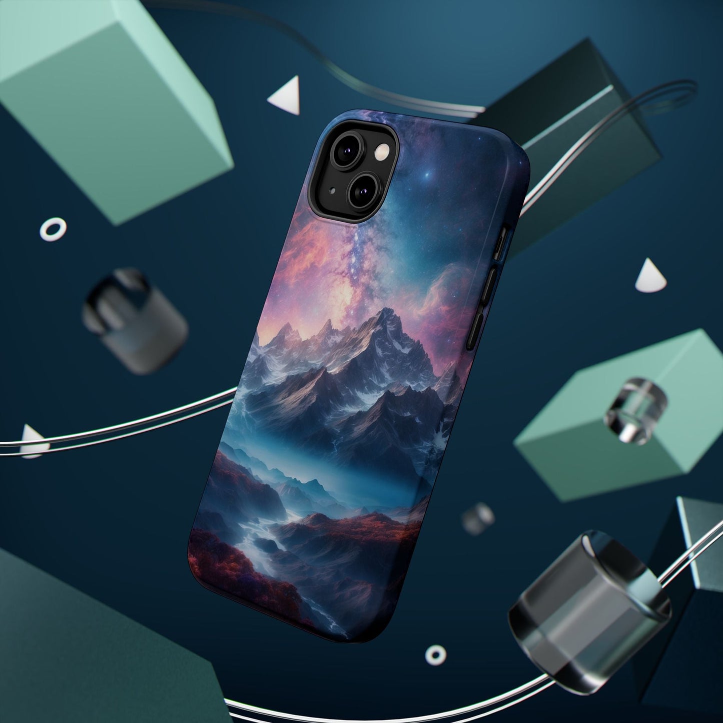 Celestial Mountain Galaxy - MagSafe iPhone Case - BOGO Cases