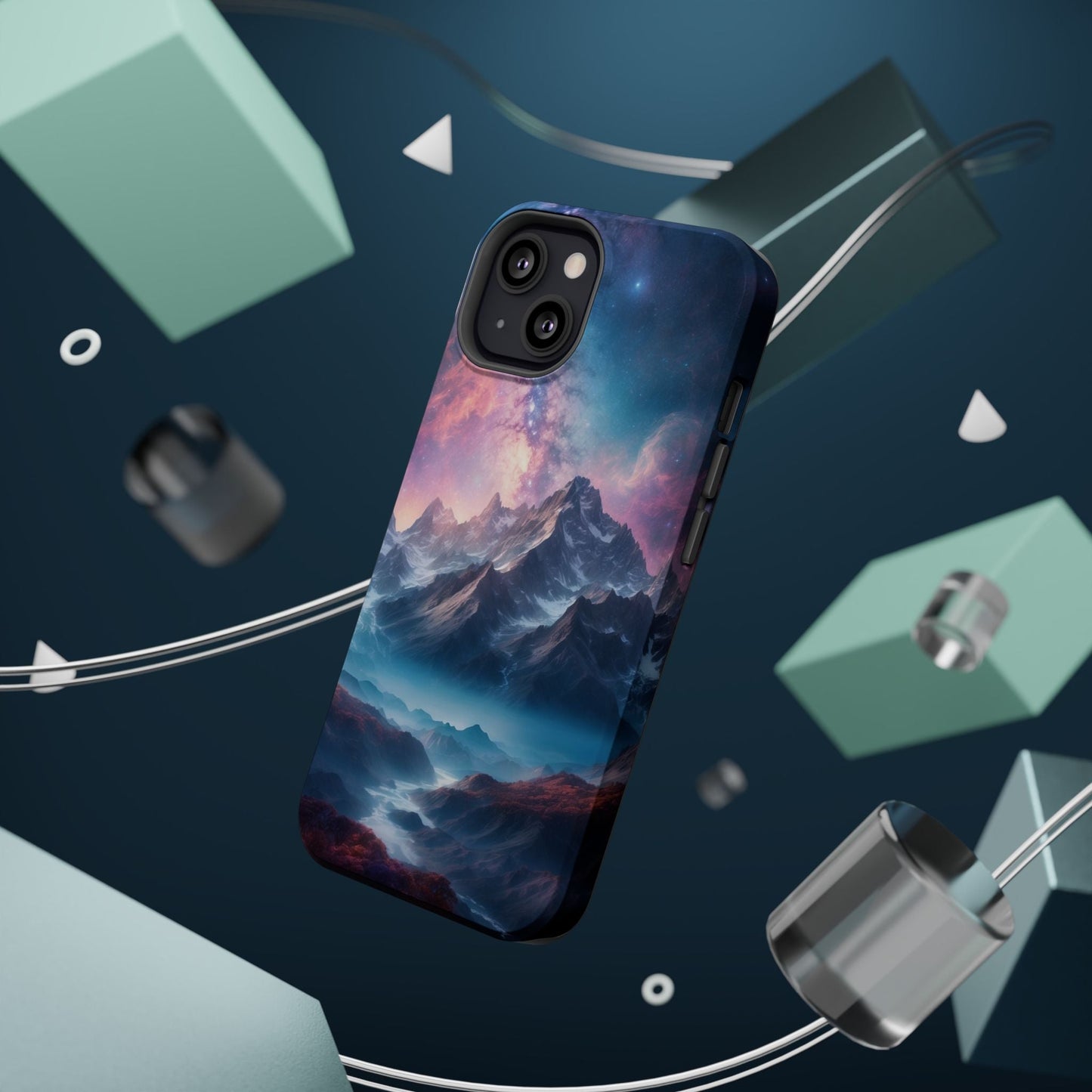 Celestial Mountain Galaxy - MagSafe iPhone Case - BOGO Cases