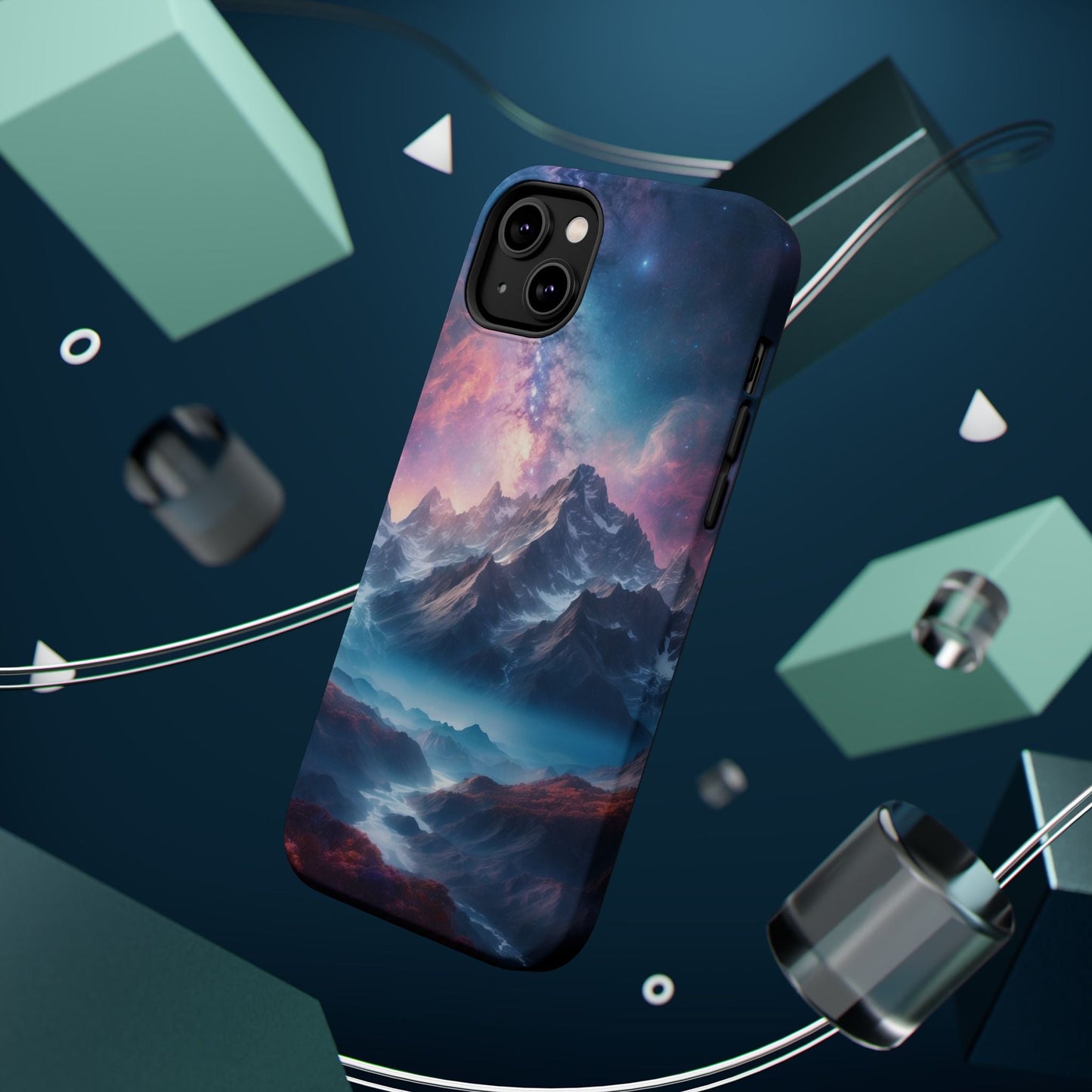 Celestial Mountain Galaxy - MagSafe iPhone Case - BOGO Cases