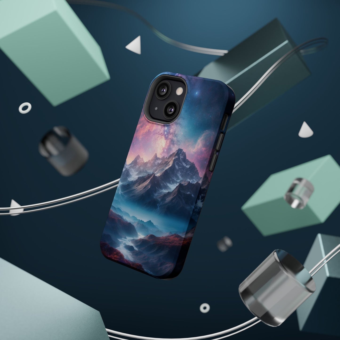 Celestial Mountain Galaxy - MagSafe iPhone Case - BOGO Cases