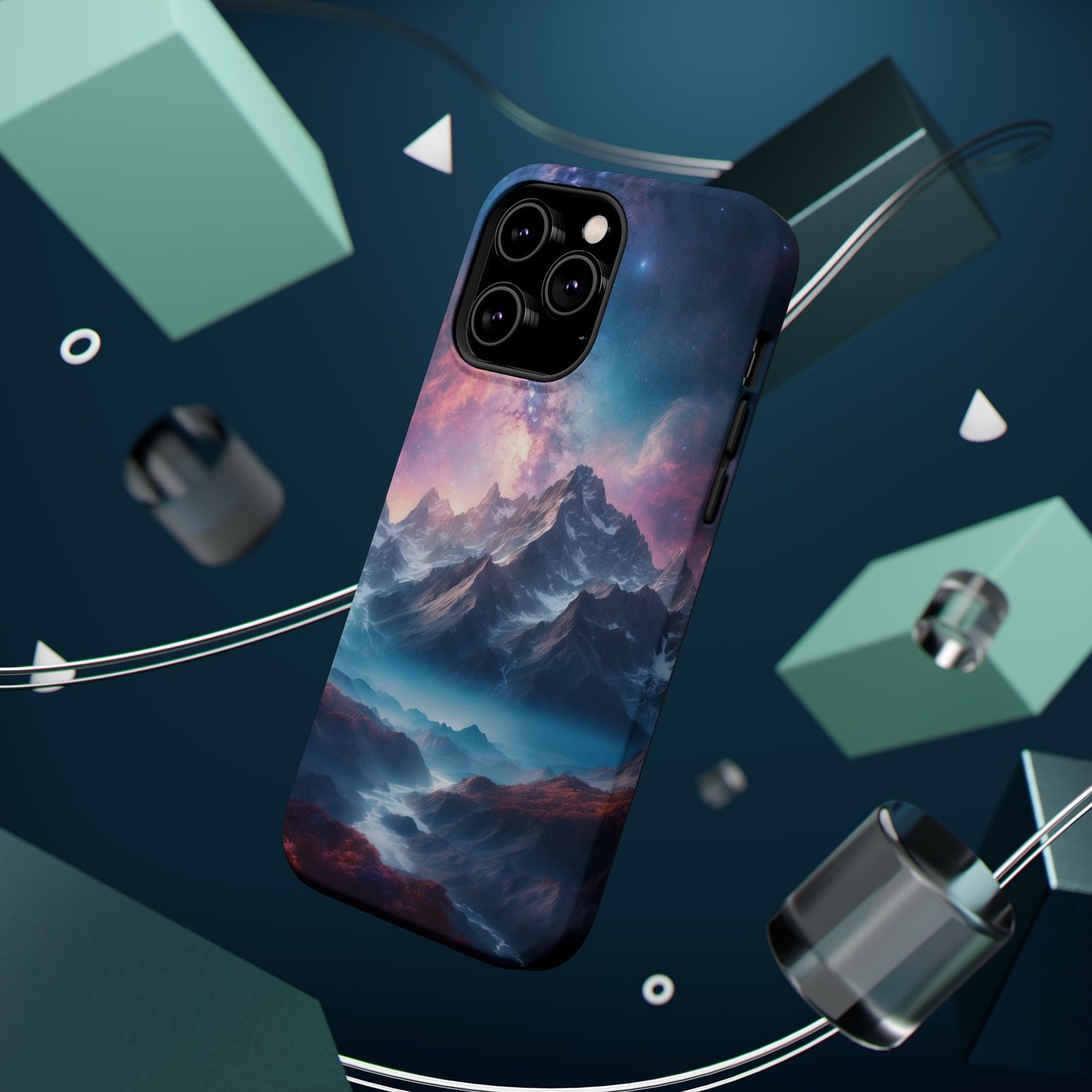 Celestial Mountain Galaxy - MagSafe iPhone Case - BOGO Cases