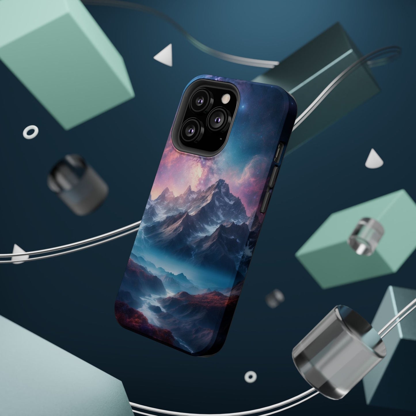 Celestial Mountain Galaxy - MagSafe iPhone Case - BOGO Cases
