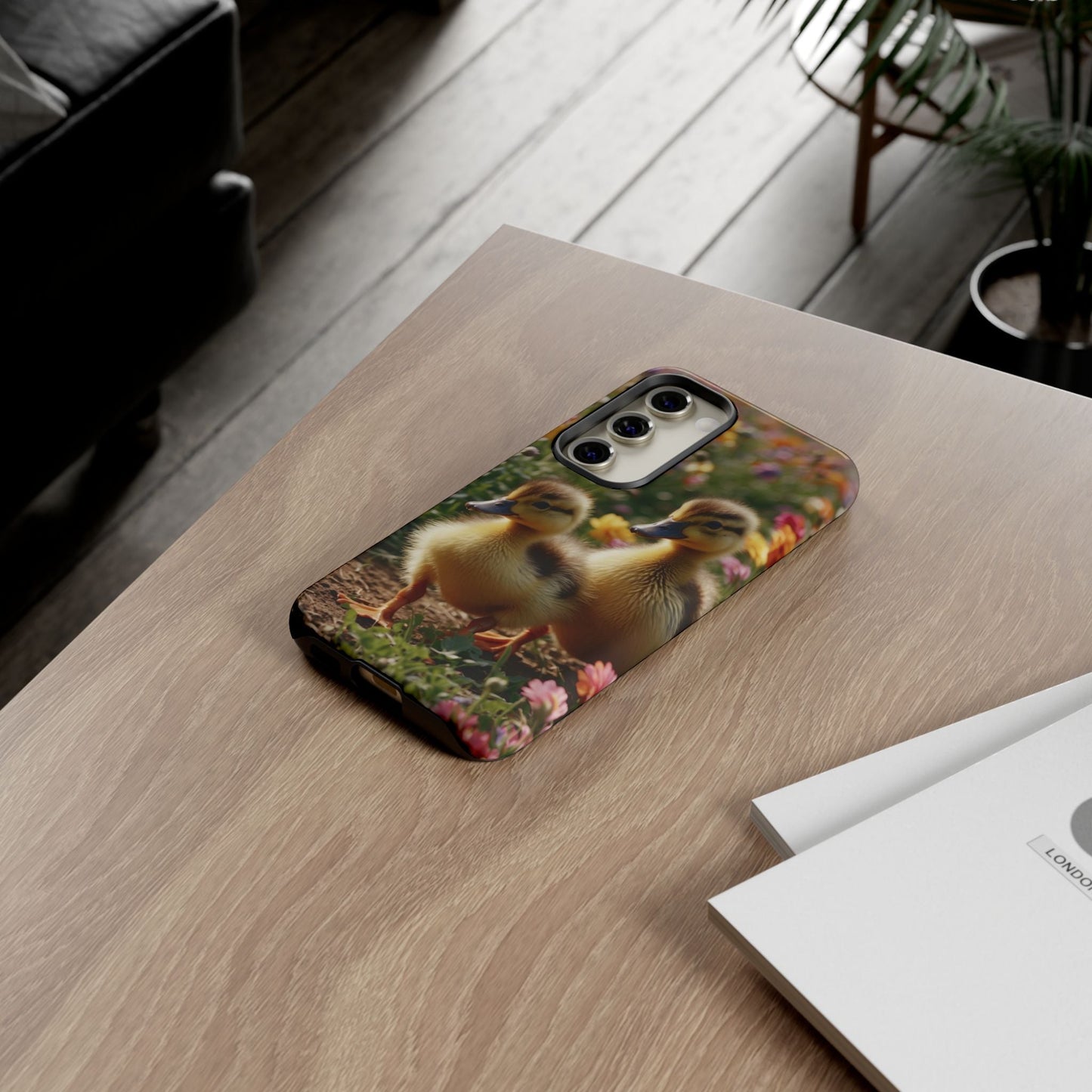 Charming Ducklings in Floral Garden - Samsung Galaxy Case - BOGO Cases