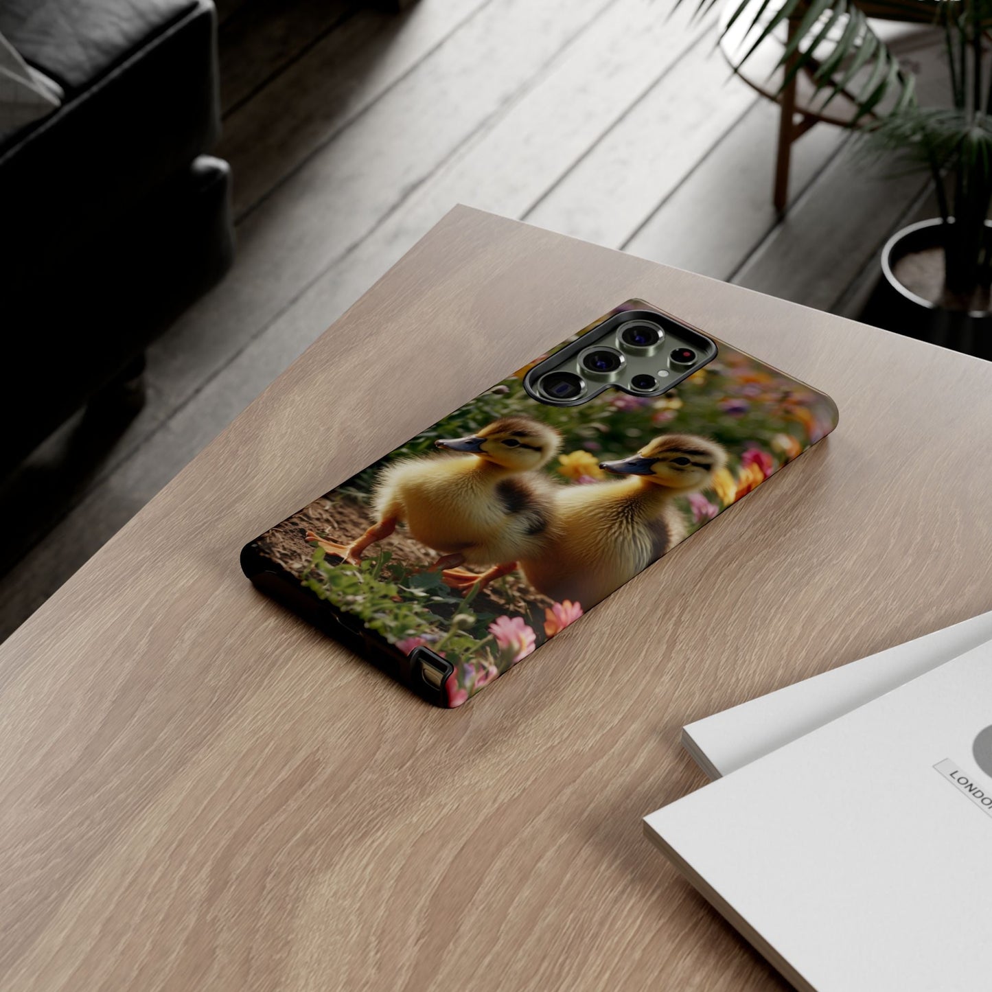 Charming Ducklings in Floral Garden - Samsung Galaxy Case - BOGO Cases