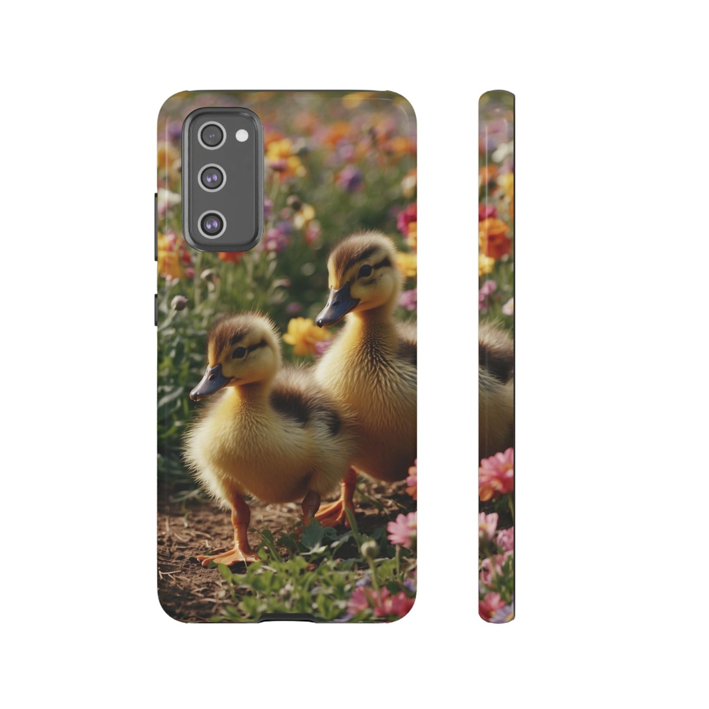 Charming Ducklings in Floral Garden - Samsung Galaxy Case - BOGO Cases