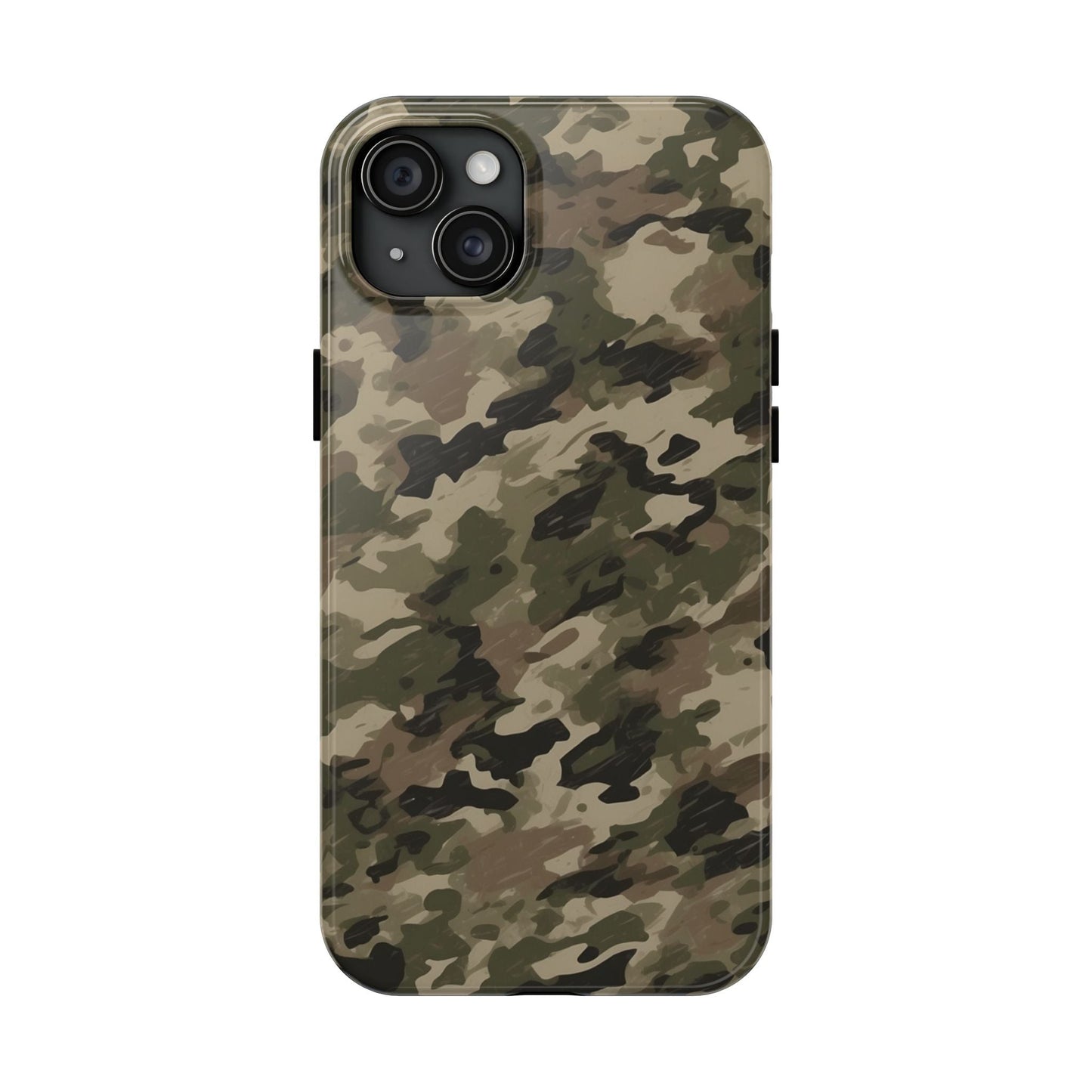 Classic Light Brown Camouflage – Durable iPhone Case with Timeless Design - BOGO Cases