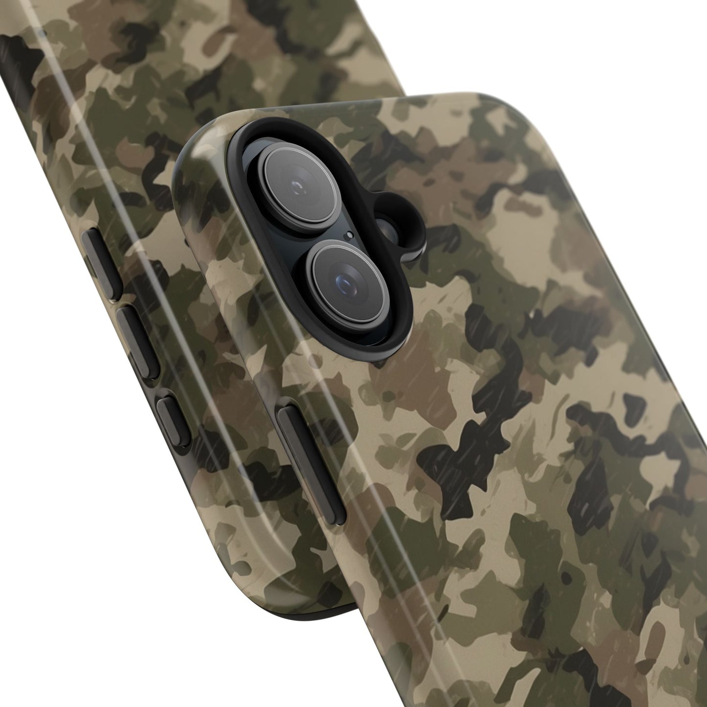 Classic Light Brown Camouflage – Durable iPhone Case with Timeless Design - BOGO Cases
