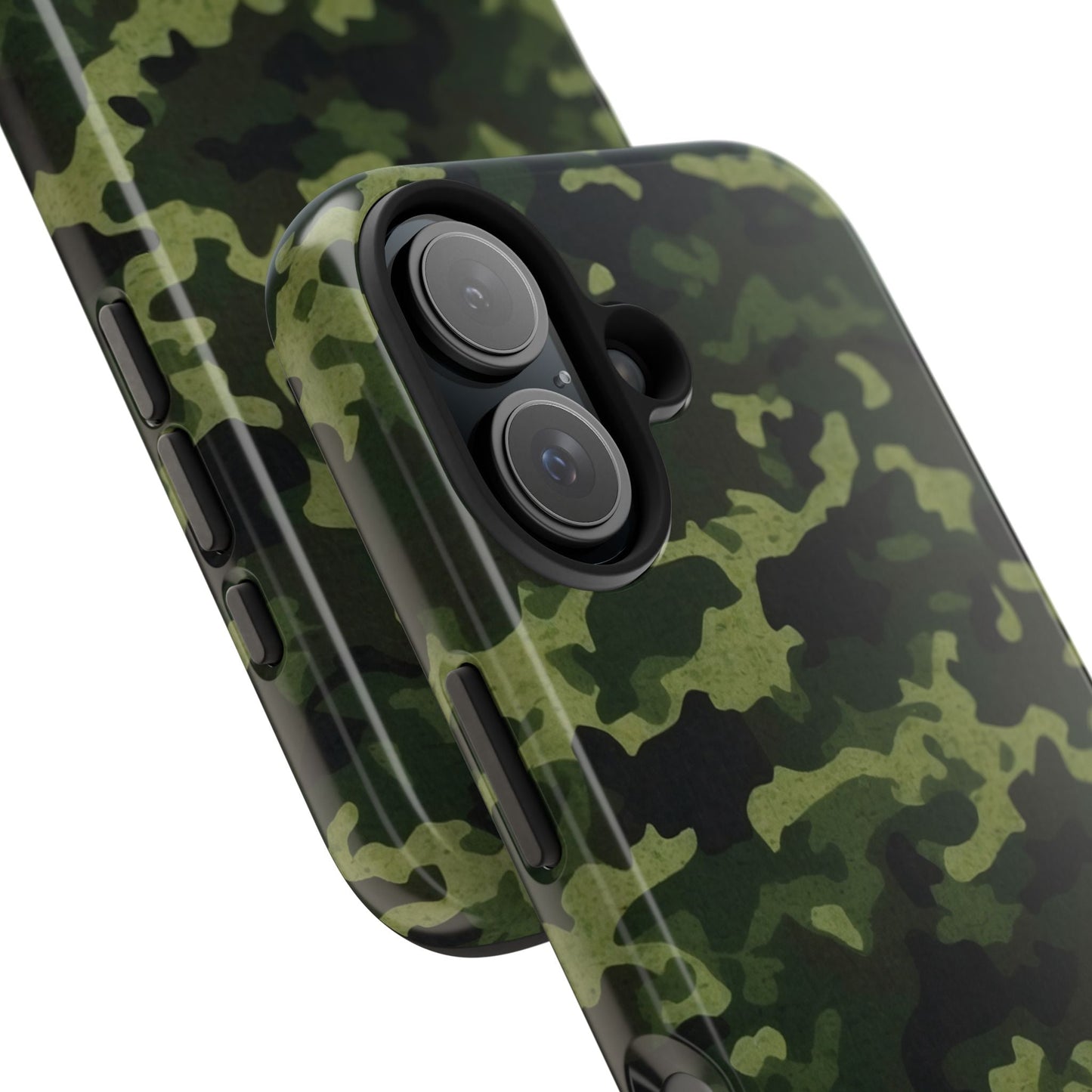 Dark Green Camouflage – iPhone Case, Rugged and Slim Design - BOGO Cases