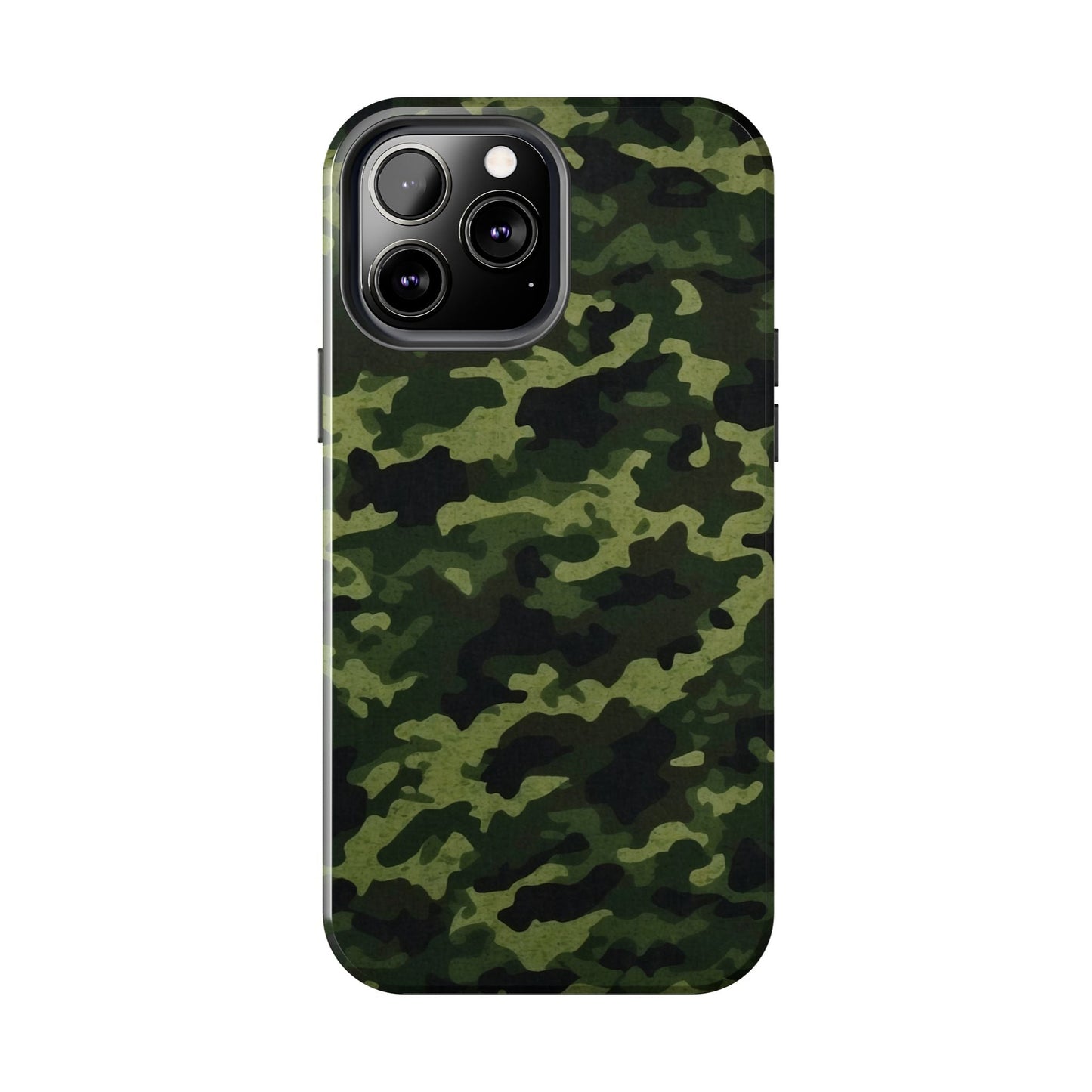Dark Green Camouflage – iPhone Case, Rugged and Slim Design - BOGO Cases