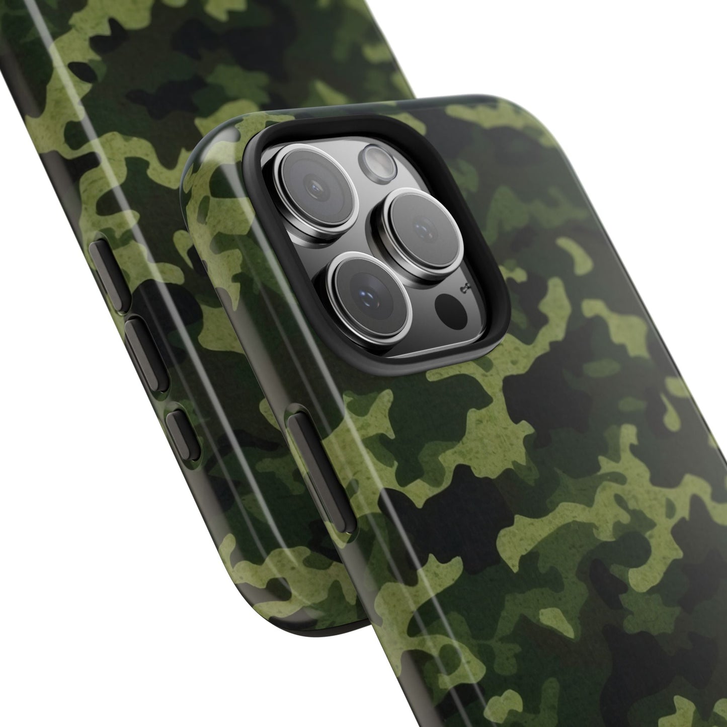 Dark Green Camouflage – iPhone Case, Rugged and Slim Design - BOGO Cases