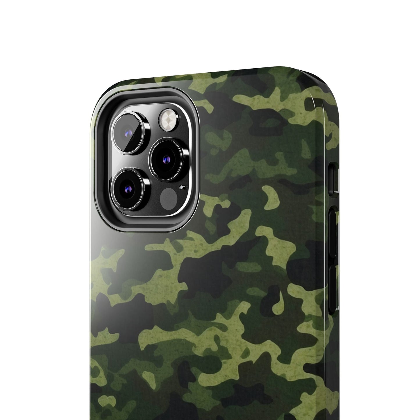 Dark Green Camouflage – iPhone Case, Rugged and Slim Design - BOGO Cases