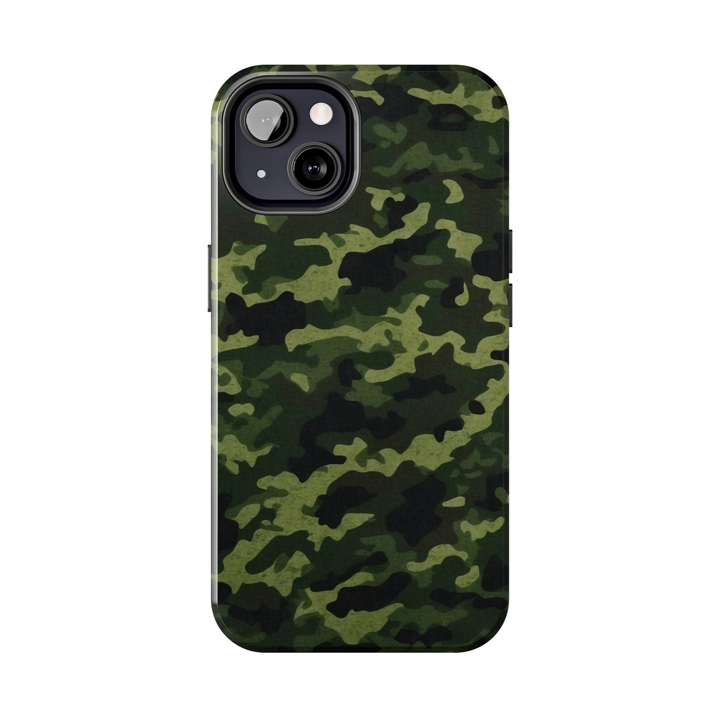 Dark Green Camouflage – iPhone Case, Rugged and Slim Design - BOGO Cases