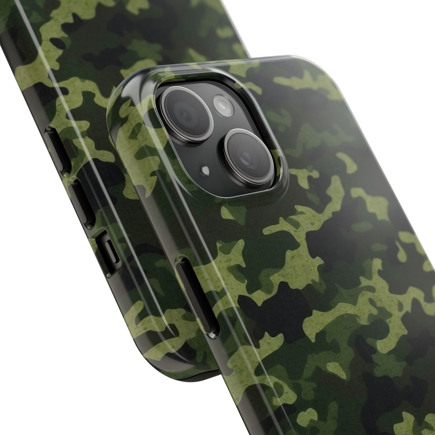 Dark Green Camouflage – iPhone Case, Rugged and Slim Design - BOGO Cases