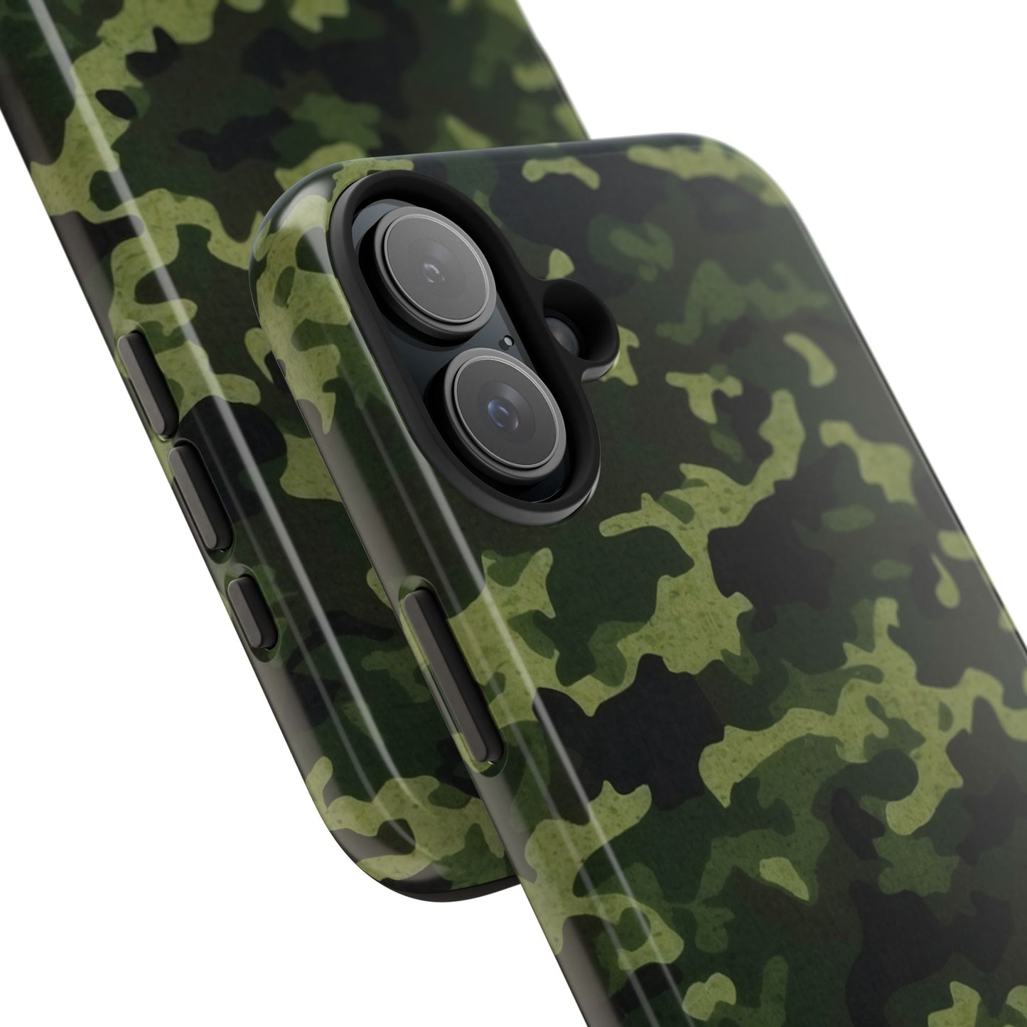 Dark Green Camouflage – iPhone Case, Rugged and Slim Design - BOGO Cases