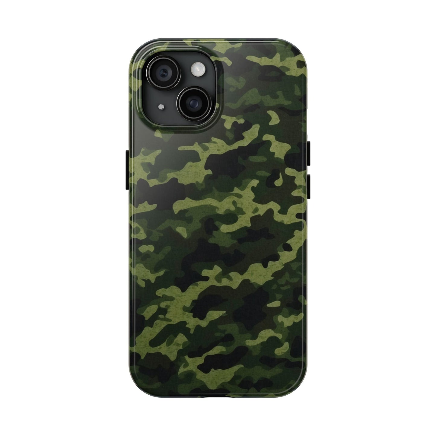 Dark Green Camouflage – iPhone Case, Rugged and Slim Design - BOGO Cases