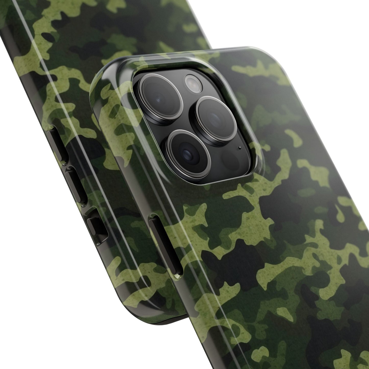 Dark Green Camouflage – iPhone Case, Rugged and Slim Design - BOGO Cases