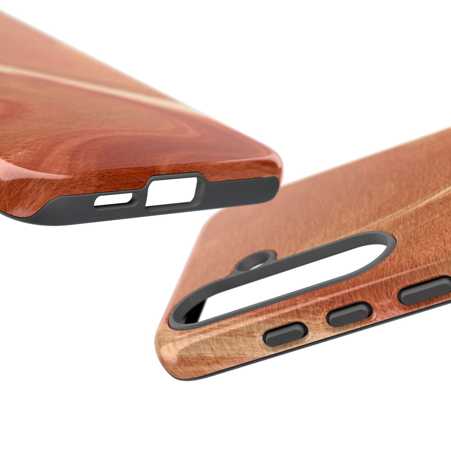 Earthy Terracotta Swirl Samsung Galaxy Case – Warm Marble Texture Design - BOGO Cases