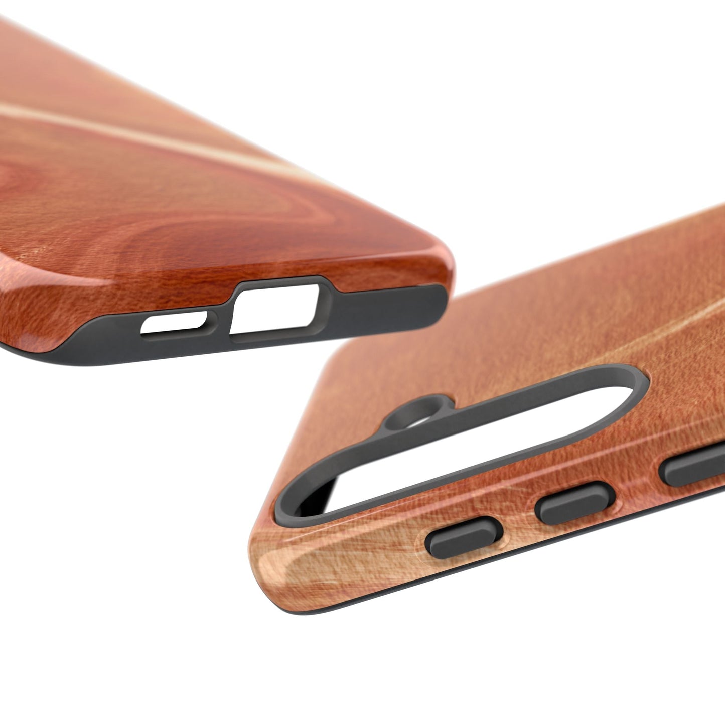 Earthy Terracotta Swirl Samsung Galaxy Case – Warm Marble Texture Design - BOGO Cases