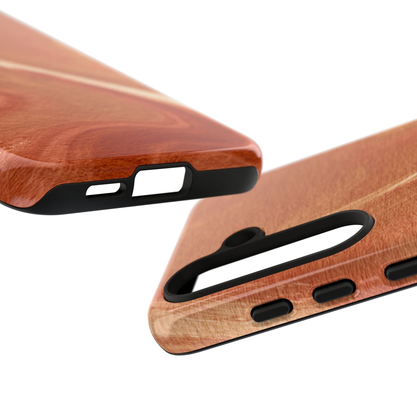 Earthy Terracotta Swirl Samsung Galaxy Case – Warm Marble Texture Design - BOGO Cases